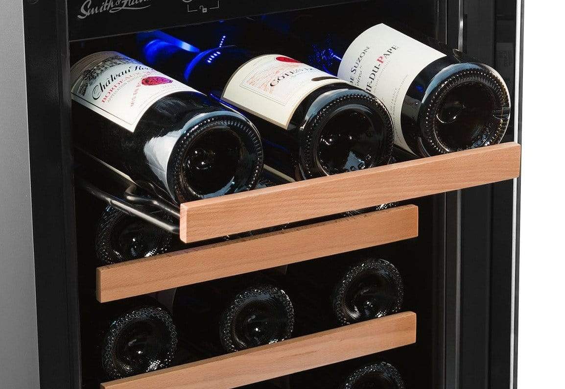 Smith & Hanks 32 Bottle Dual Zone Stainless Steel Wine Fridge RW88DR Wine Coolers RE100006 Wine Coolers Empire