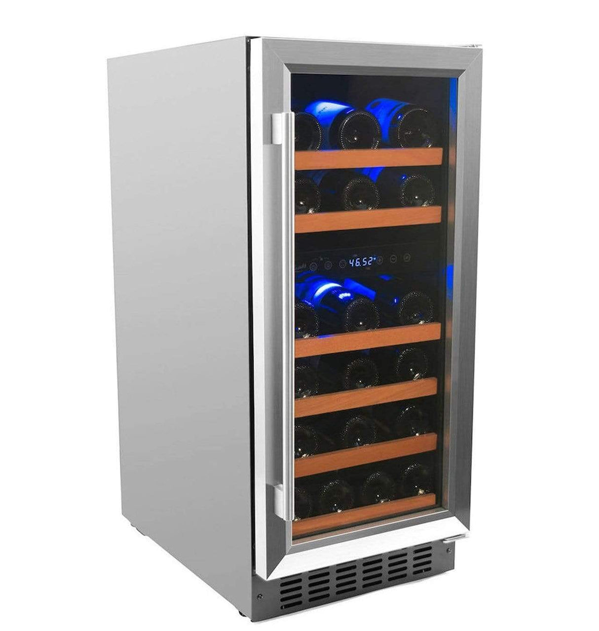 Smith & Hanks 32 Bottle Dual Zone Stainless Steel Wine Fridge RW88DR Wine Coolers RE100006 Wine Coolers Empire