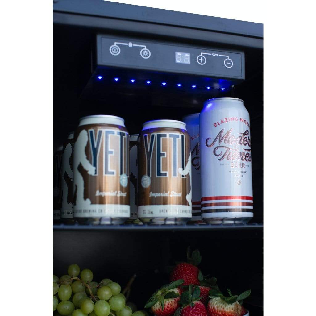 Summerset 15" Outdoor Rated Fridge w/Glass Door SSRFR-15G Refrigerators SSRFR-15G Wine Coolers Empire