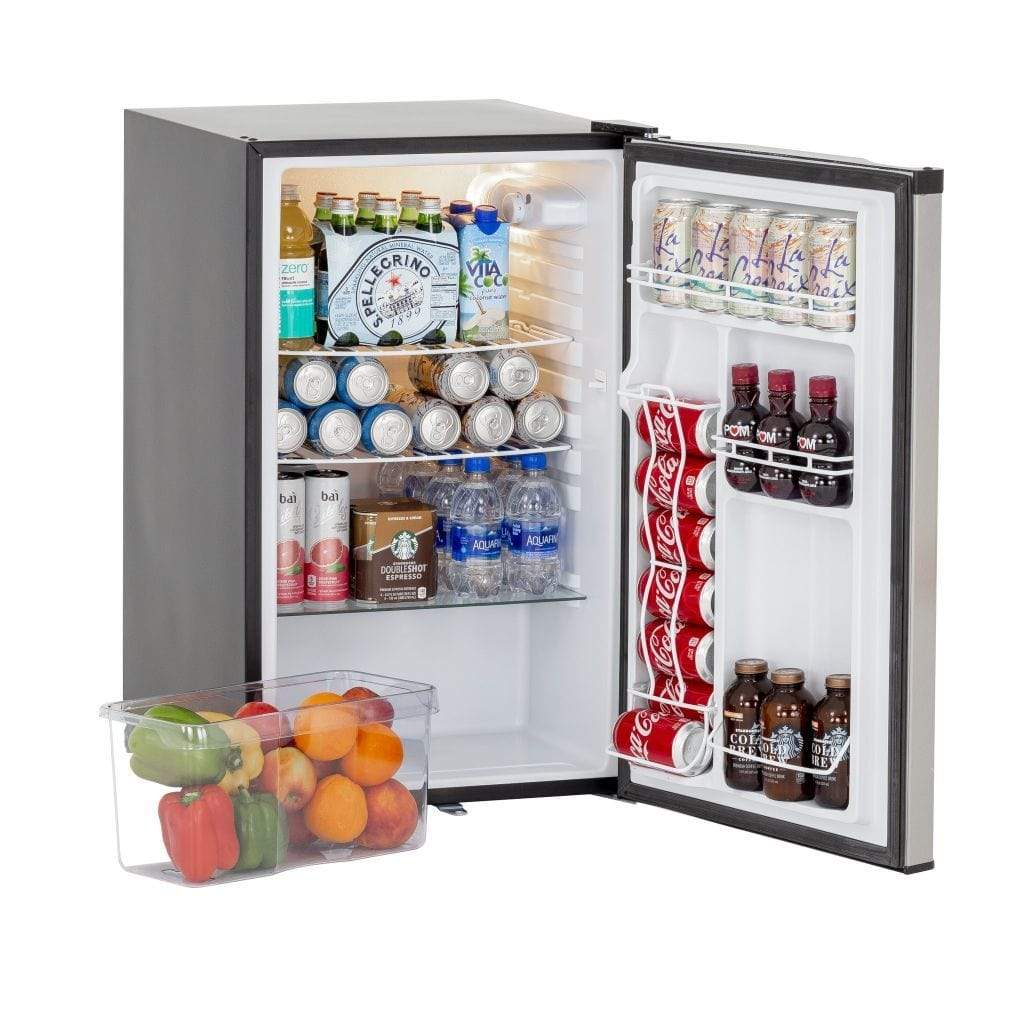 Summerset 21" 4.5 Cu. Ft. Left to Right Opening Compact Refrigerator SSRFR-21S-R Refrigerators SSRFR-21S-R Wine Coolers Empire