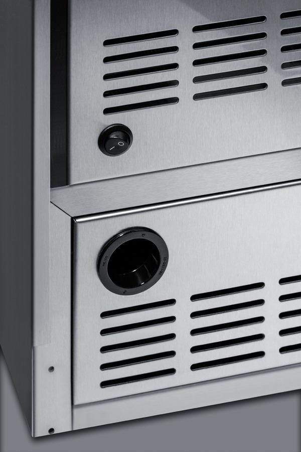 Summit 12 lb. Drain-Free Built-in Ice Maker - Stainless Steel Cabinet And Door BIM25H32 Ice Makers BIM25H32 Wine Coolers Empire