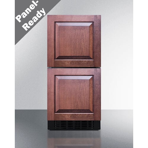 Summit 15" 2-Drawer Panel Ready All-Refrigerator ASDR1524PNR Refrigerators ASDR1524PNR Wine Coolers Empire