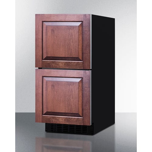 Summit 15" 2-Drawer Panel Ready All-Refrigerator ASDR1524PNR Refrigerators ASDR1524PNR Wine Coolers Empire