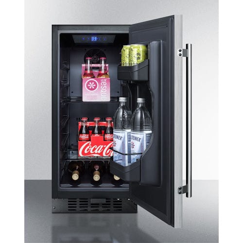 Summit 15" Built-In All-Refrigerator ALR15BSS Refrigerators ALR15BSS Wine Coolers Empire