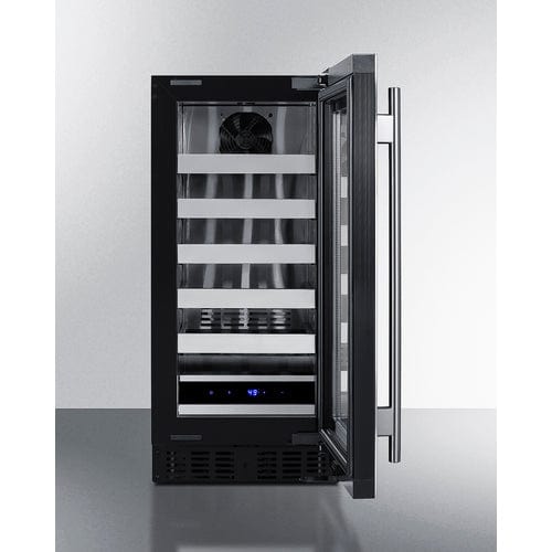 Summit 15" Glass Door Built-In Wine Fridge ASDW1522 Wine Coolers ASDW1522 Wine Coolers Empire