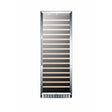 Summit 171 Bottle Single Zone Stainless Steel Wine Fridge SWC1926 Wine Coolers SWC1926 Wine Coolers Empire