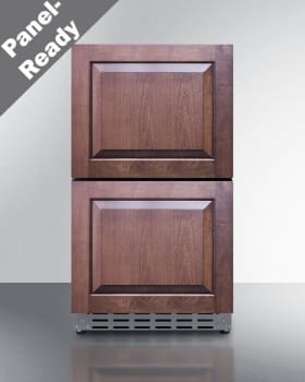 Summit 18" Panel Ready 2-Drawer All-Refrigerator ADRD18PNR Refrigerators ADRD18PNR Wine Coolers Empire