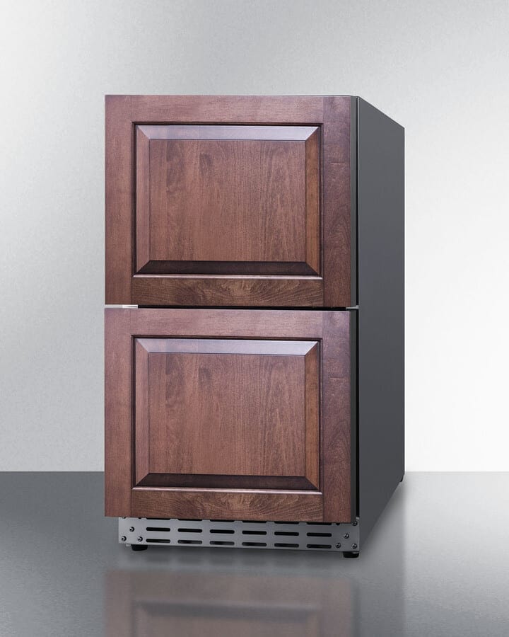 Summit 18" Panel Ready 2-Drawer All-Refrigerator ADRD18PNR Refrigerators ADRD18PNR Wine Coolers Empire