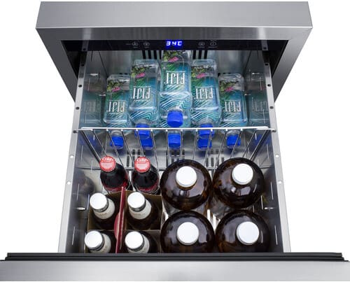 Summit 18" Panel Ready 2-Drawer All-Refrigerator ADRD18PNR Refrigerators ADRD18PNR Wine Coolers Empire