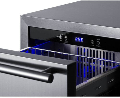 Summit 18" Panel Ready 2-Drawer All-Refrigerator ADRD18PNR Refrigerators ADRD18PNR Wine Coolers Empire