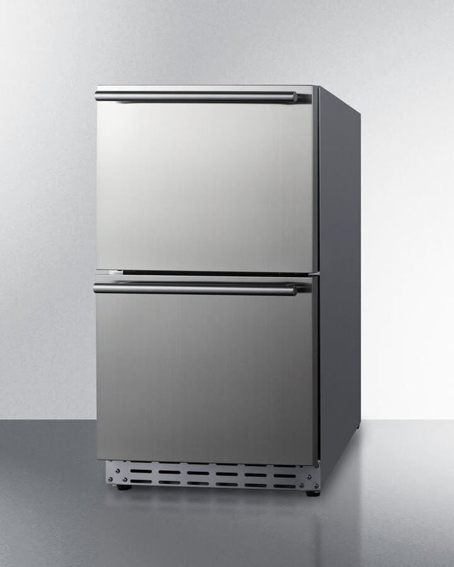 Summit 18" Wide 2-Drawer All-Refrigerator ADA Compliant ADRD18 Refrigerators ADRD18 Wine Coolers Empire
