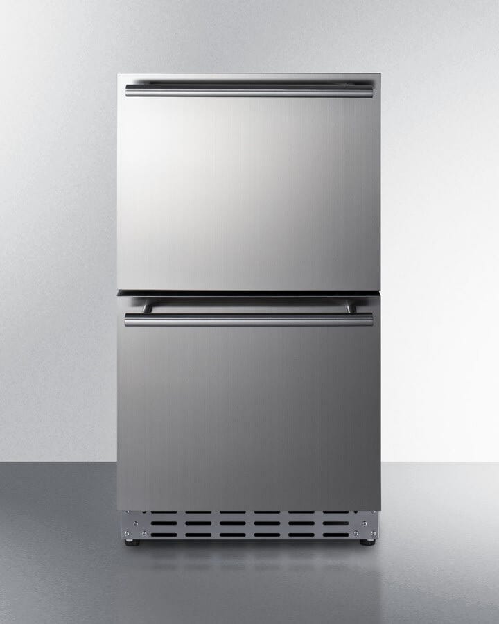 Summit 18" Wide 2-Drawer All-Refrigerator ADA Compliant ADRD18 Refrigerators ADRD18 Wine Coolers Empire