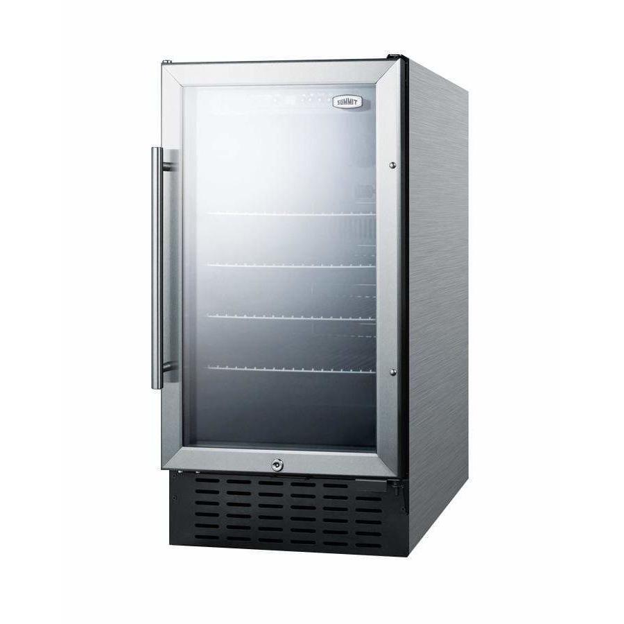 Summit 18" Wide Built-In ADA Compliant Beverage Fridge SCR1841BCSSADA