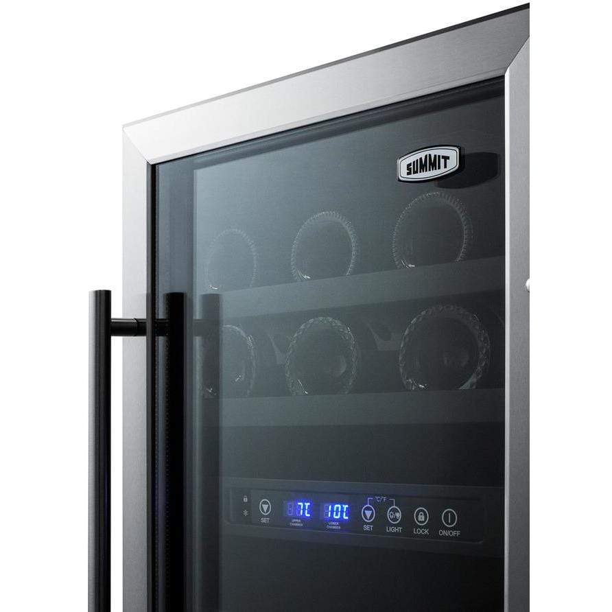 Summit 18" Wide Built-In Wine Fridge SWC182Z Wine Coolers SWC182Z Wine Coolers Empire