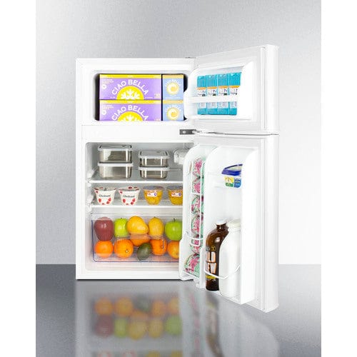 Summit 19" 2-Door White ADA Refrigerator-Freezer CP34WADA Refrigerators CP34WADA Wine Coolers Empire