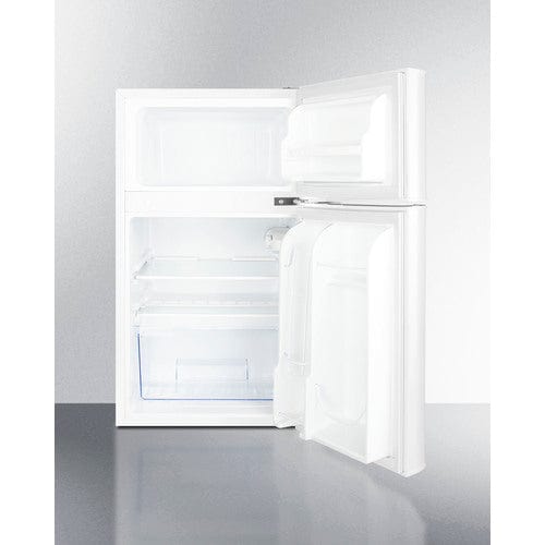 Summit 19" 2-Door White ADA Refrigerator-Freezer CP34WADA Refrigerators CP34WADA Wine Coolers Empire