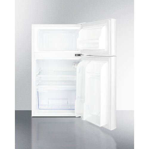 Summit 19" 2-Door White Refrigerator-Freezer CP34W Refrigerators CP34W Wine Coolers Empire
