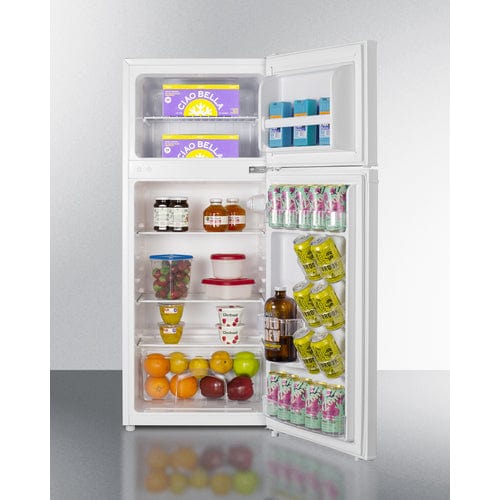 Summit 19" Slim White Refrigerator-Freezer CP72W Refrigerators CP72W Wine Coolers Empire