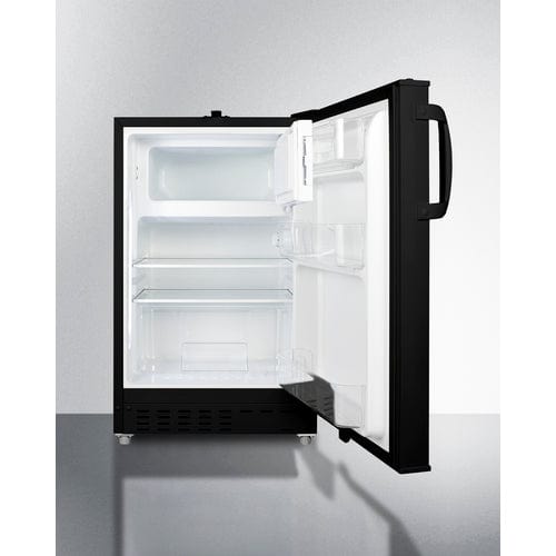 Summit 20" Black Finish Refrigerator-Freezer ALRF49B Refrigerators ALRF49B Wine Coolers Empire