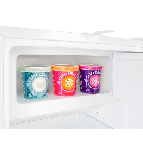 Summit 20" White Finish ADA Compliant Refrigerator-Freezer ALRF48 Refrigerators ALRF48 Wine Coolers Empire