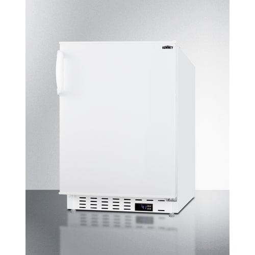 Summit 20" White Finish Built-In All-Refrigerator ALR46W Refrigerators ALR46W Wine Coolers Empire