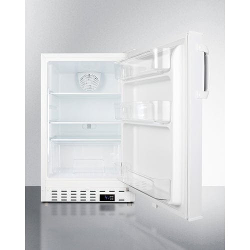 Summit 20" White Finish Built-In All-Refrigerator ALR46W Refrigerators ALR46W Wine Coolers Empire