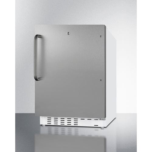 Summit 21" ADA Compliant Built-In Refrigerator-Freezer ALRF48SSTB Refrigerators ALRF48SSTB Wine Coolers Empire