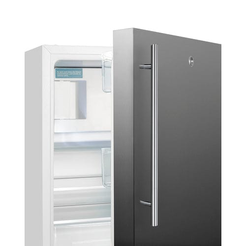 Summit 21" ADA Compliant Stainless Refrigerator-Freezer ALRF48SSHV Refrigerators ALRF48SSHV Wine Coolers Empire