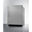 Summit 21" Stainless Steel Door All-Refrigerator ALR47BCSSHV Refrigerators ALR47BCSSHV Wine Coolers Empire