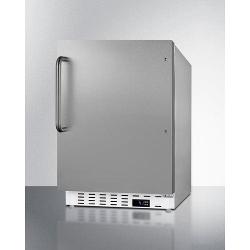 Summit 21" Stainless Steel Finish All-Refrigerator ALR46WCSS Refrigerators ALR46WCSS Wine Coolers Empire