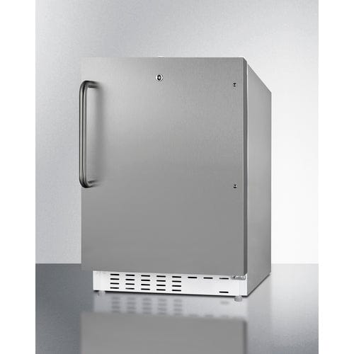 Summit 21" Stainless Steel Finish Refrigerator-Freezer ALRF48CSS Refrigerators ALRF48CSS Wine Coolers Empire