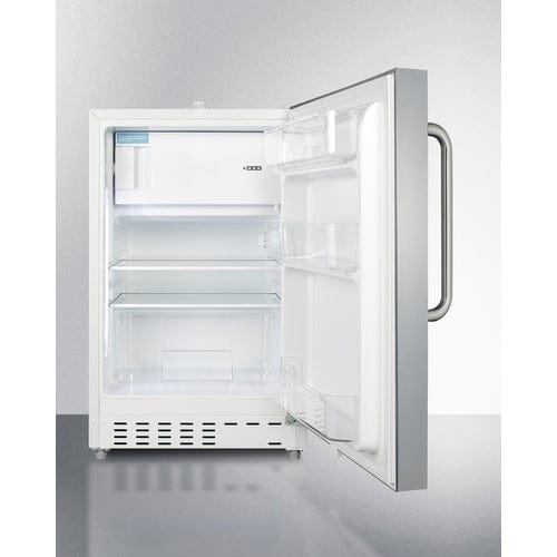 Summit 21" Stainless Steel Finish Refrigerator-Freezer ALRF48CSS Refrigerators ALRF48CSS Wine Coolers Empire