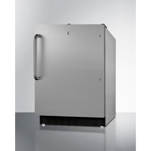Summit 21" Stainless Steel Finish Refrigerator-Freezer ALRF49BCSS Refrigerators ALRF49BCSS Wine Coolers Empire