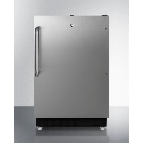 Summit 21" Stainless Steel Finish Refrigerator-Freezer ALRF49BCSS Refrigerators ALRF49BCSS Wine Coolers Empire