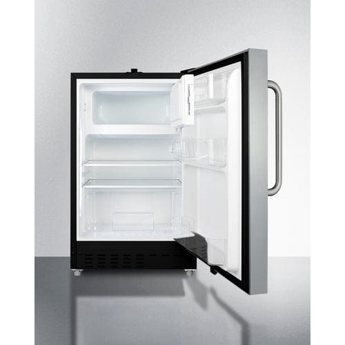 Summit 21" Stainless Steel Finish Refrigerator-Freezer ALRF49BCSS Refrigerators ALRF49BCSS Wine Coolers Empire