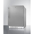Summit 21" Stainless Steel Refrigerator-Freezer ALRF48CSSHV Refrigerators ALRF48CSSHV Wine Coolers Empire