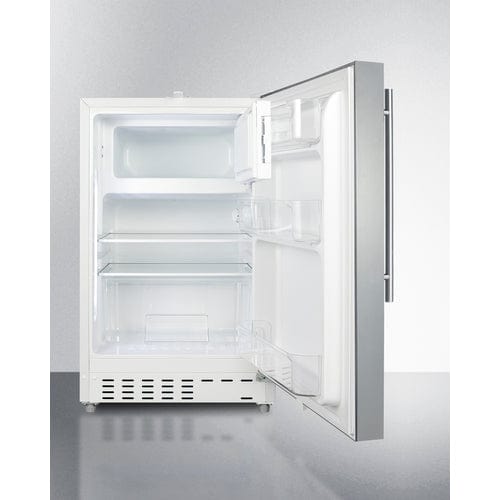 Summit 21" Stainless Steel Refrigerator-Freezer ALRF48CSSHV Refrigerators ALRF48CSSHV Wine Coolers Empire