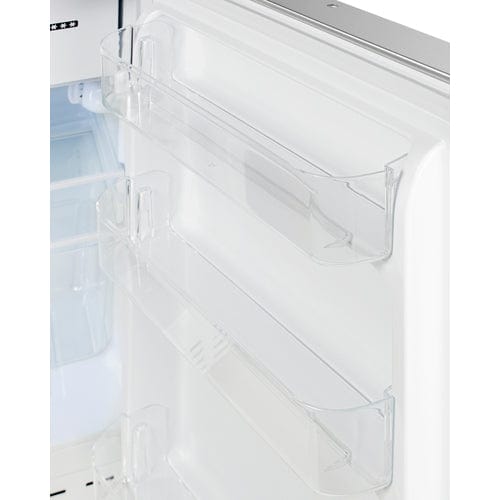 Summit 21" Stainless Steel Refrigerator-Freezer ALRF48CSSHV Refrigerators ALRF48CSSHV Wine Coolers Empire