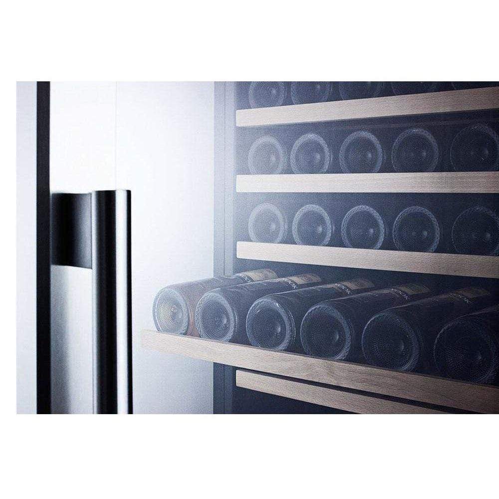Summit 24"  174 Bottle Dual Zone All Stainless Steel Wine Fridge SWC1966CSS Wine Coolers SWC1966CSS Wine Coolers Empire