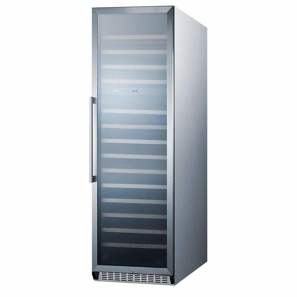 Summit 24"  174 Bottle Dual Zone All Stainless Steel Wine Fridge SWC1966CSS Wine Coolers SWC1966CSS Wine Coolers Empire