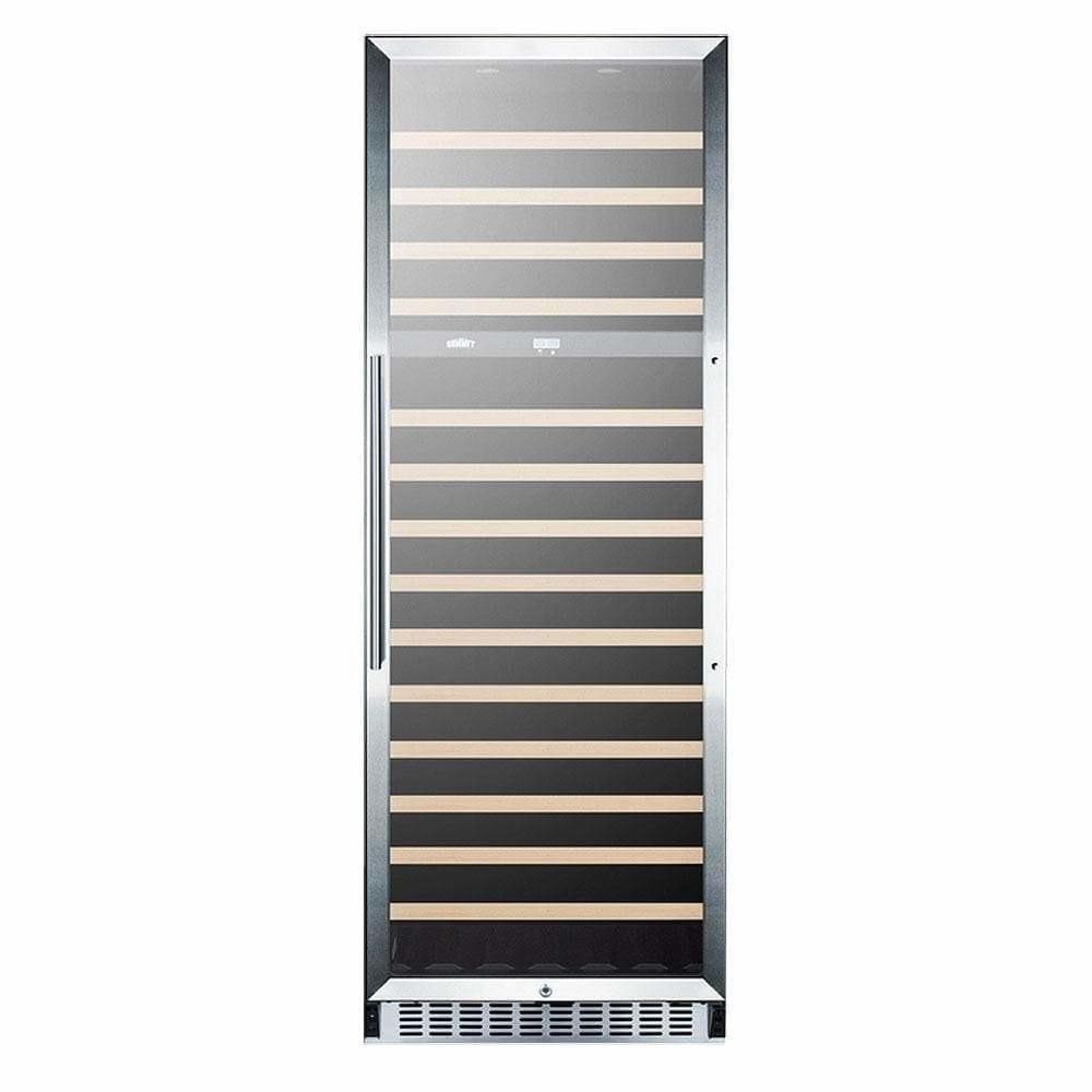 Summit 24"  174 Bottle Dual Zone All Stainless Steel Wine Fridge SWC1966CSS Wine Coolers SWC1966CSS Wine Coolers Empire