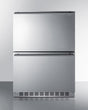 Summit 24" 2 Drawer All-Freezer ADFD243CSS Freezers ADFD243CSS Wine Coolers Empire