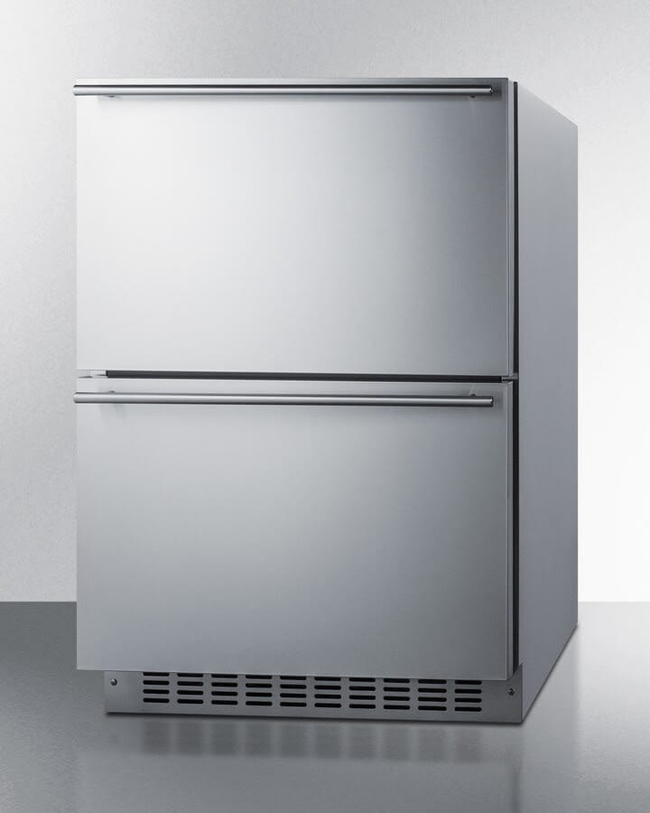 Summit 24" 2 Drawer All-Freezer ADFD243CSS Freezers ADFD243CSS Wine Coolers Empire