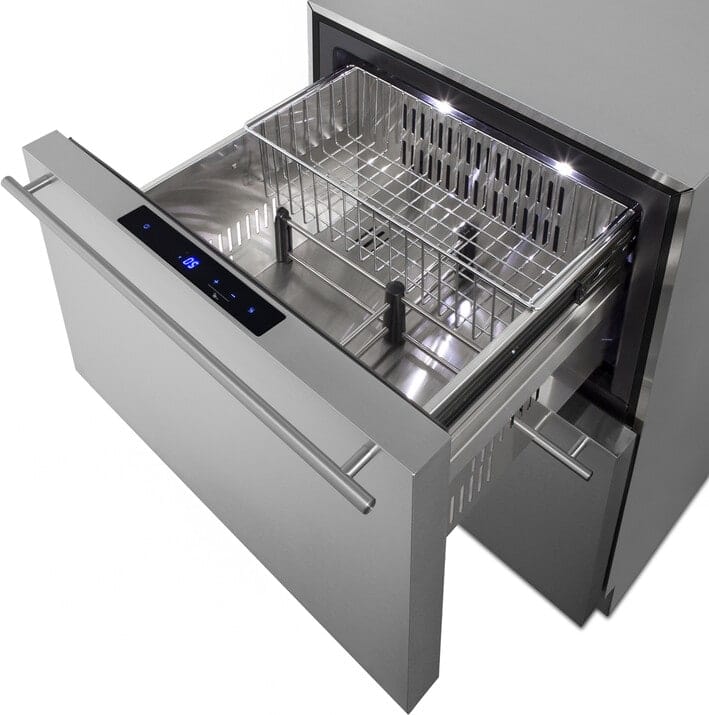 Summit 24" 2 Drawer All-Freezer ADFD243CSS Freezers ADFD243CSS Wine Coolers Empire