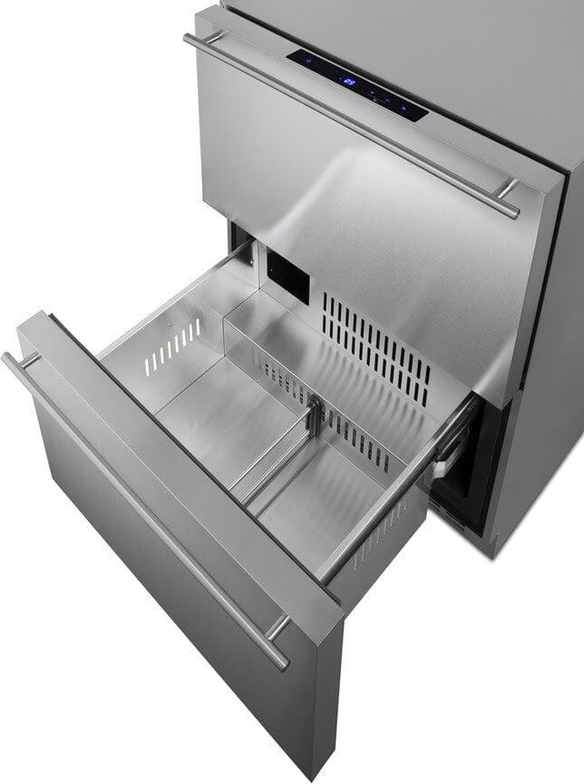 Summit 24" 2 Drawer All-Freezer ADFD243CSS Freezers ADFD243CSS Wine Coolers Empire