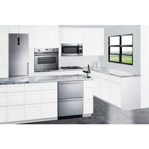 Summit 24" 2-Drawer All-Refrigerator ASDR2414 Refrigerators ASDR2414 Wine Coolers Empire