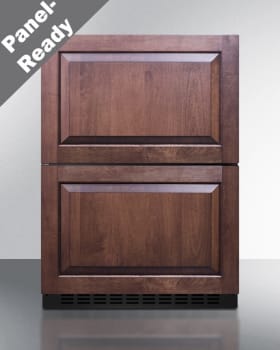 Summit 24" 2-Drawer Panel Ready All-Refrigerator ADRD241PNR Refrigerators ADRD241PNR Wine Coolers Empire