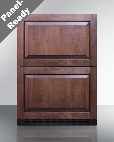 Summit 24" 2-Drawer Panel Ready Freezer ADFD243PNR Freezers ADFD243PNR Wine Coolers Empire