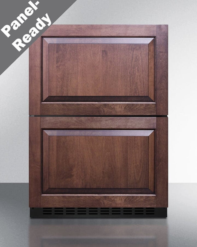 Summit 24" 2-Drawer Panel Ready Freezer ADFD243PNR Freezers ADFD243PNR Wine Coolers Empire