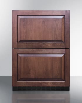 Summit 24" 2-Drawer Panel Ready Freezer ADFD243PNR Freezers ADFD243PNR Wine Coolers Empire